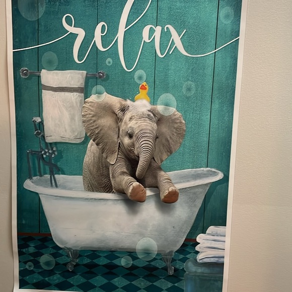 Canvas Wall Art- “Relax” NIB - Picture 6 of 7